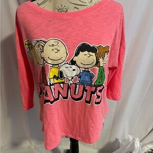 Peanuts raglan top juniors
